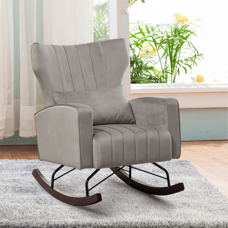 Chaise berçante, Gris