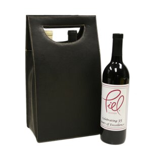 Double Wine Carrier in Chocolate