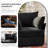 Merchelle 103' Wide Reversible Modern Modular Sectional Sofa With Storage Ottoman -Premium Chenille Fabric-832001658
