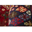 Tapis unique en laine noué à la main des années 2010 de 3 pi 5 po x 5 pi bleu / rouge / jaune Levell