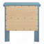 Teal Elegance Nightstand With Drawers