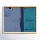Bold In Blue 2 Print by Andrea Stokes