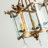Dzesika Morla  3/6- Light Vintage Candle Style Chandelier with Glass Shades-916642960-916642963