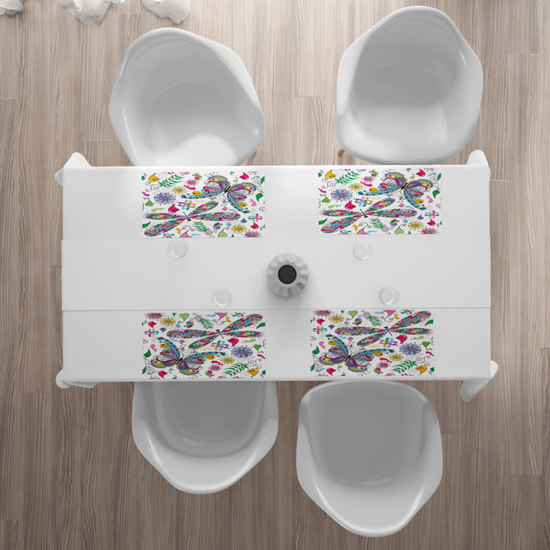 Polyester Abstract Rectangle Placemat