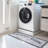 Gray Non-Slip Rubber Back Laundry Room Runner Rug – Durable Floor Mat for Laundry Area