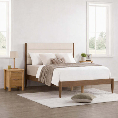Base de lit tapissier Nasia