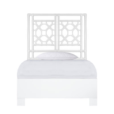 Lattice Back Platform Bed