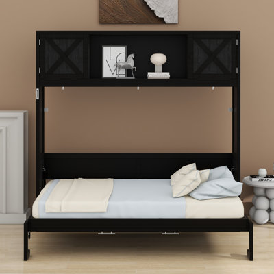 Lit escamotable avec armoires de rangement