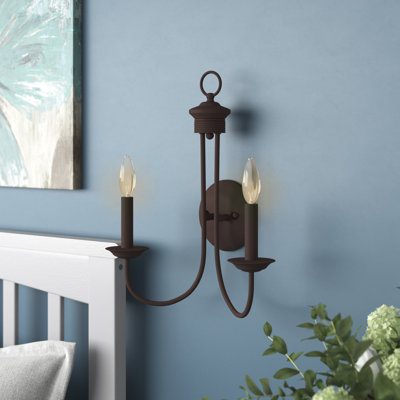 Arunvir Steel Candle Wall Light