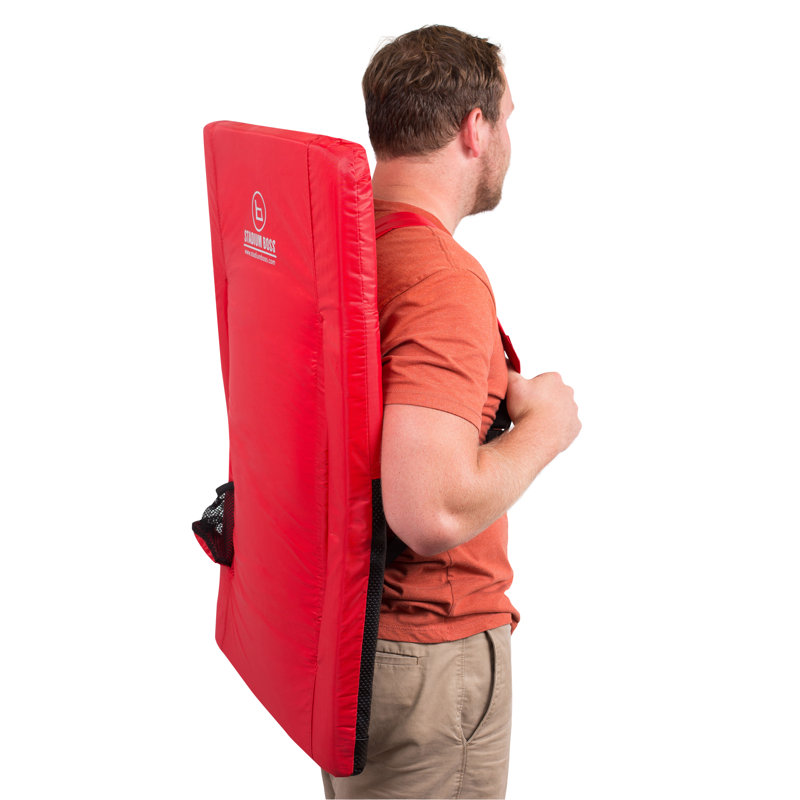 Folding Stadium Seat, Red