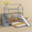 Lit superposé avec glissade Safety House-865036425