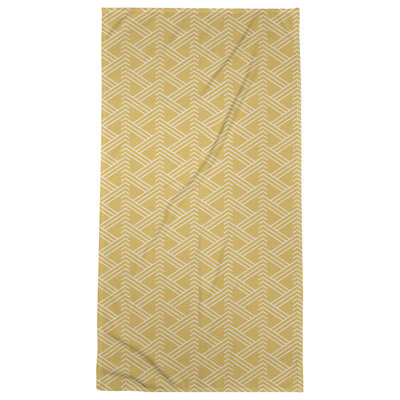 Serviette de bain zigzag classique