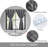 NICETOWN Door Curtains for Kitchen, Short Blackout Curtains , Self Adhesive Portable Window Cover for Front French Door, Adjustable Shade for Glass, 1 PC-2139572505-2139572504