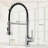 Commercial Black Kitchen Faucet With Pull Down Sprayer, Single Handle Single Lever Kitchen Sink Faucet-118388316