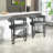Hold Bar Stools Set of 2, Modern Bar Stool with Back, Metal Frames, Upholstered Bar Stools for Kitchen Island, Pub, Club-2129382074-2129382079