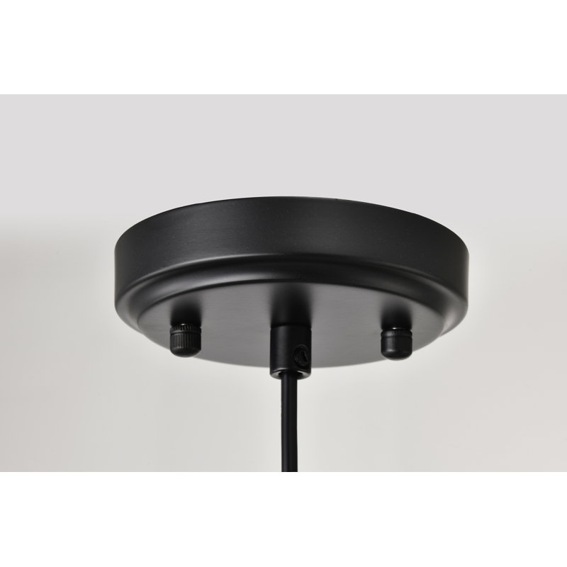 100-watt 1-light Matte Black Modern Nordic Style Pendant Light With Natural Brown Origami Paper Shade