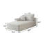 Canapé-lit modulaire moderne avec méridienne-1834366809
