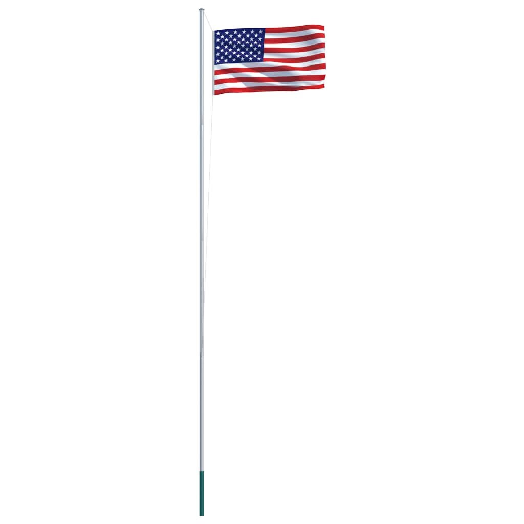 VidaXL US Flag and Pole Aluminum 20.3' | Wayfair