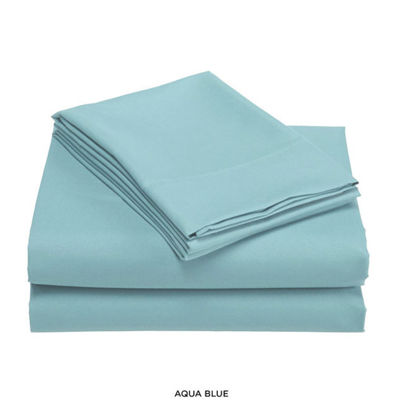 Ensemble de draps , Bleu ciel, Grand