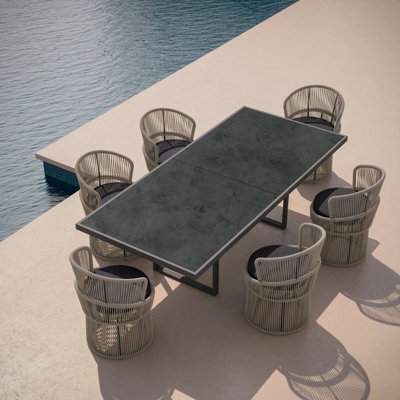 Pavia 96" Dining Table Dekton Top