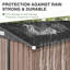 10 Ft. W X 12 Ft. D Outdoor Metal Storage Shed-550373179