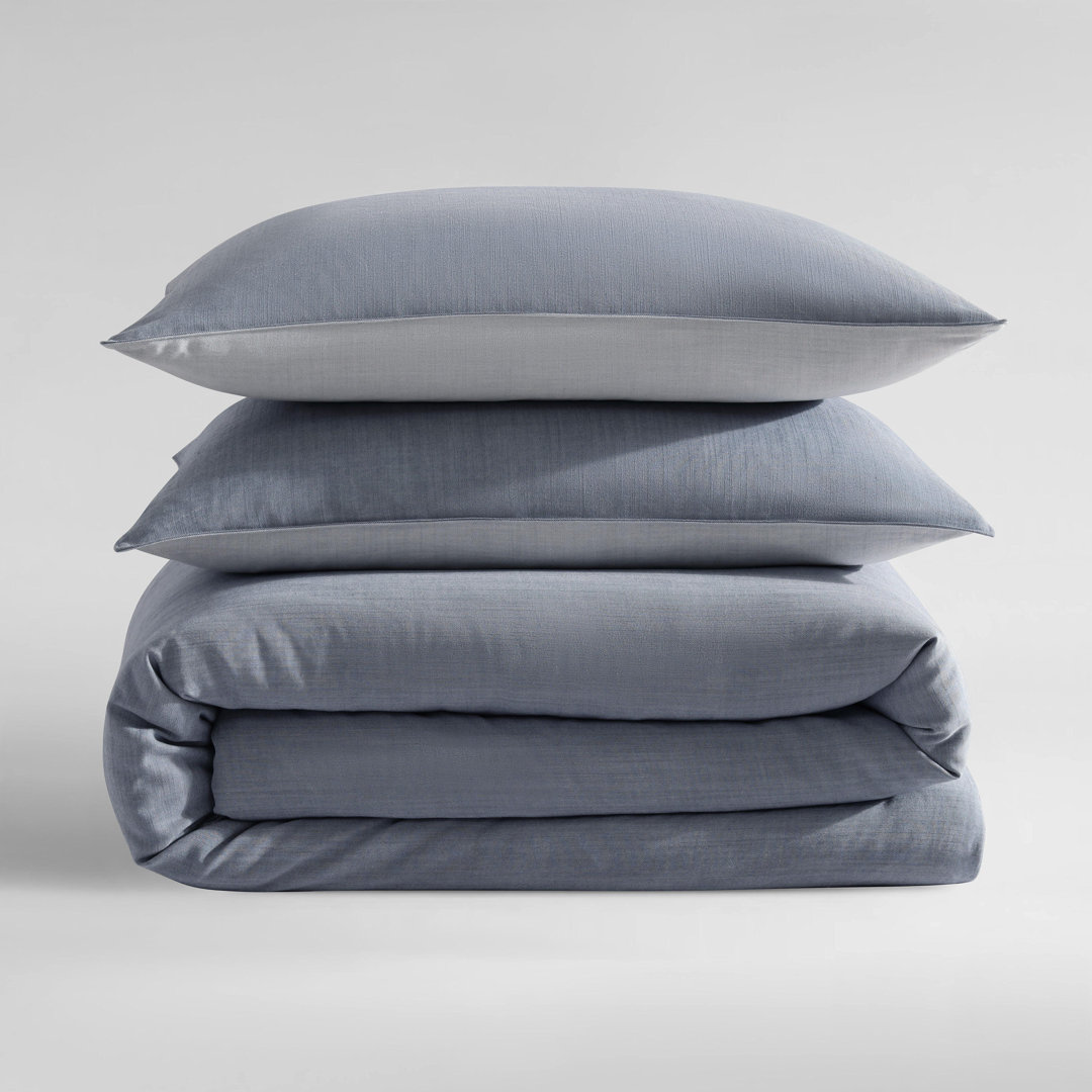 Calvin Klein Tencel Reversible Solid Duvet Cover Set Calvin Klein