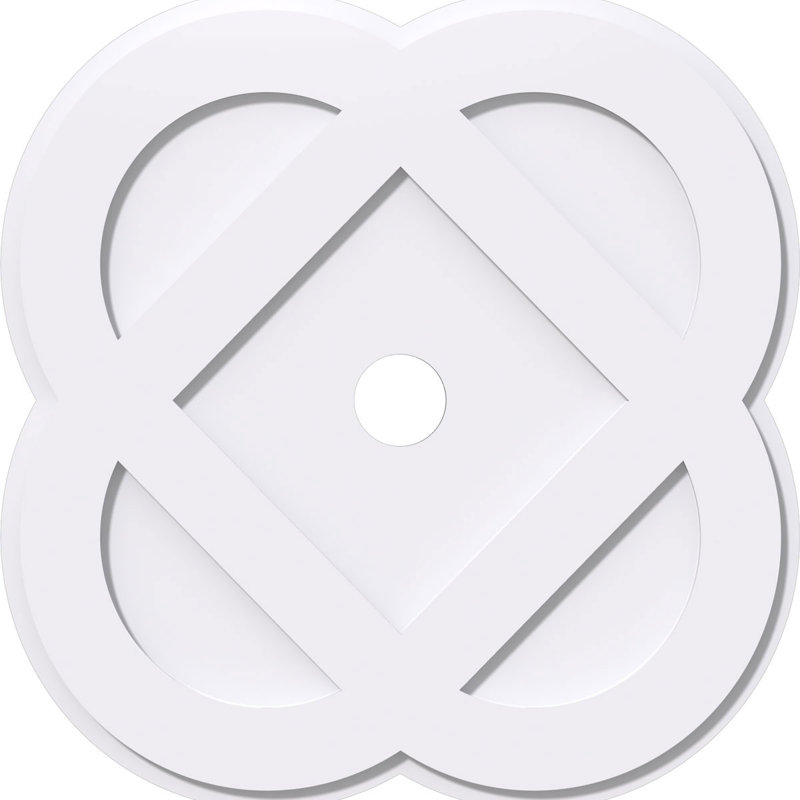 Médaillon de plafond Charlotte, H 28 po x l 28 po x P 1 po