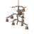 Donterious 10 - Light Steel Dimmable Geometric Chandelier