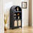 63” Tall Arch Bookcase With Adjustable Shelves-61519880