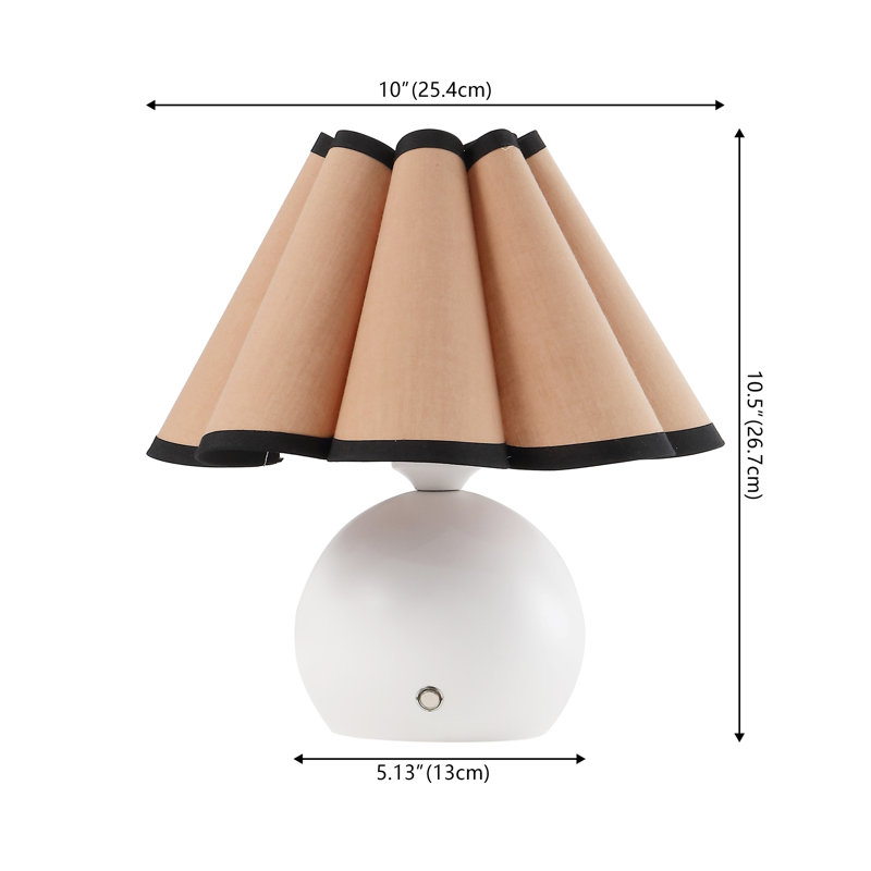Lampes de table à DEL intégrées classiques à intensité réglable sans cordon 10,5 po Billie