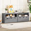 Armoire de rangement Commode 3 tiroirs avec roulettes-1710893341