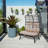 2 Person Indoor Outdoor Egg Chair W/ottoman-249032286-249032273
