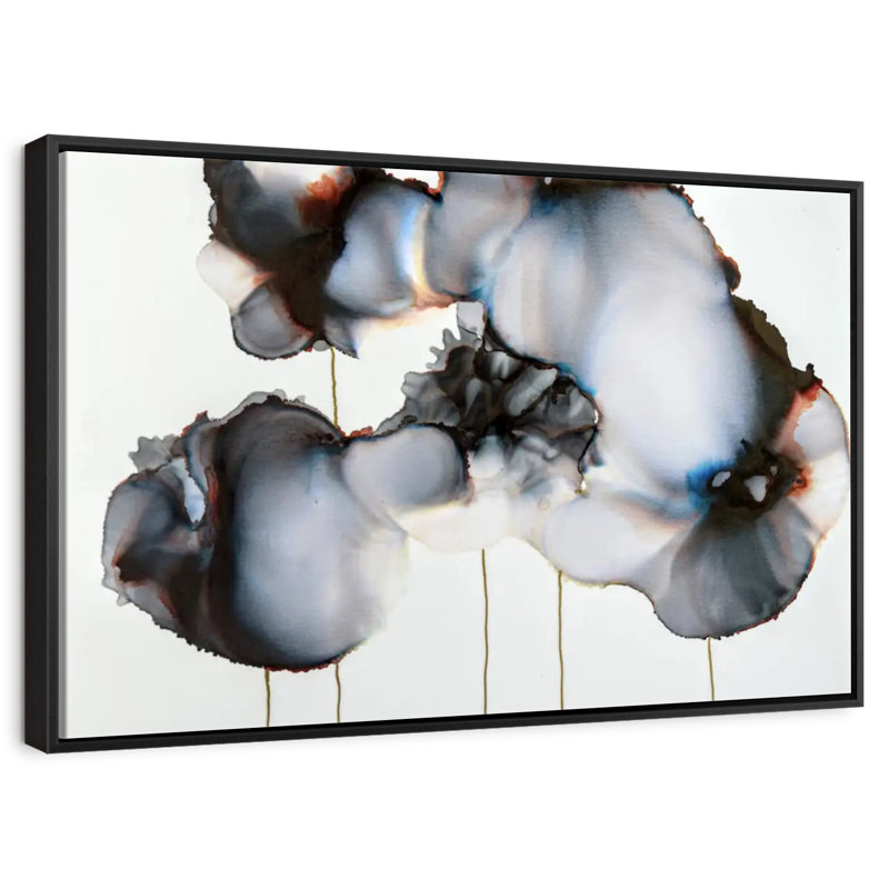 Sonnet noir I, Cadre flottant noir, 43 po x 29 po