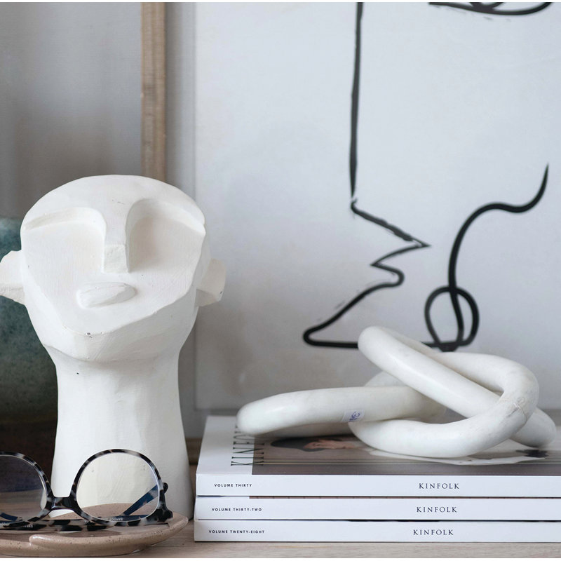 Figurine décorative, Blanc