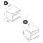 Columbia 2 Drawer Bedside Table