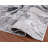 Nevada Collection Abstract Burst Black and Grey Rug-1509406090