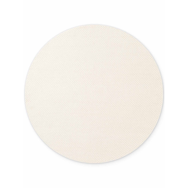 Lyon Wool Hand Woven Area Rug, Cream, Round 160 cm