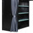 Pedersen Wooden Loft Bed with Wardrobe, Shelves, Blackout Curtains & RGB Lights-120886843