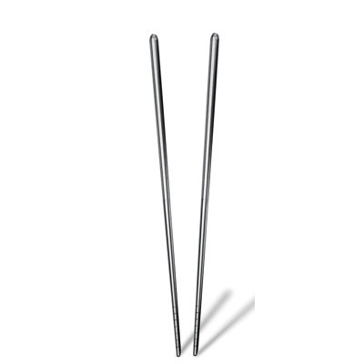 Mepra Chopsticks Set - 6 Pieces - Stainless Steel In Silver