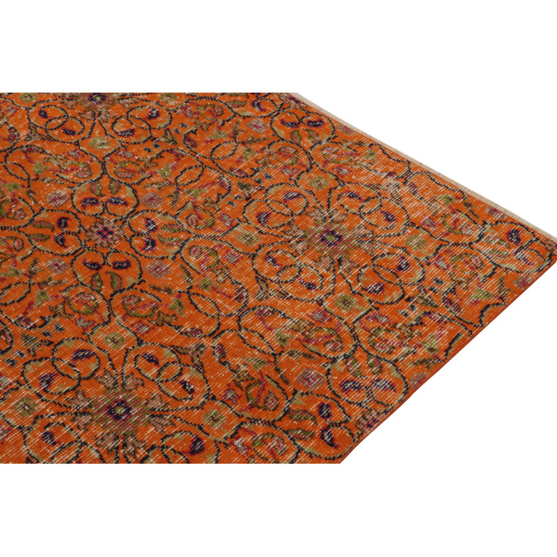 One-of-a-Kind Rectangle 9' X 12'4" Hand Knotted Area Rug