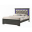 5 Pc Tufted Upholstery LED Bedroom Set-2060329440-2060329446