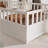 Etian Floor bed, integral construction with super high security barrier, door, children's floor bed frame, Montessori children's floor bed-1624716747-1610811329