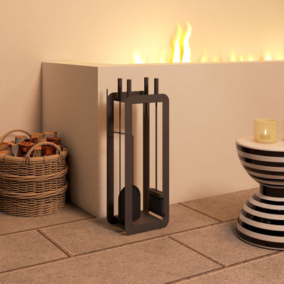 Metal Fireplace Tool Set