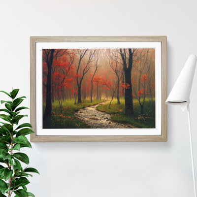 Captivating Spring Forest - Framed Print