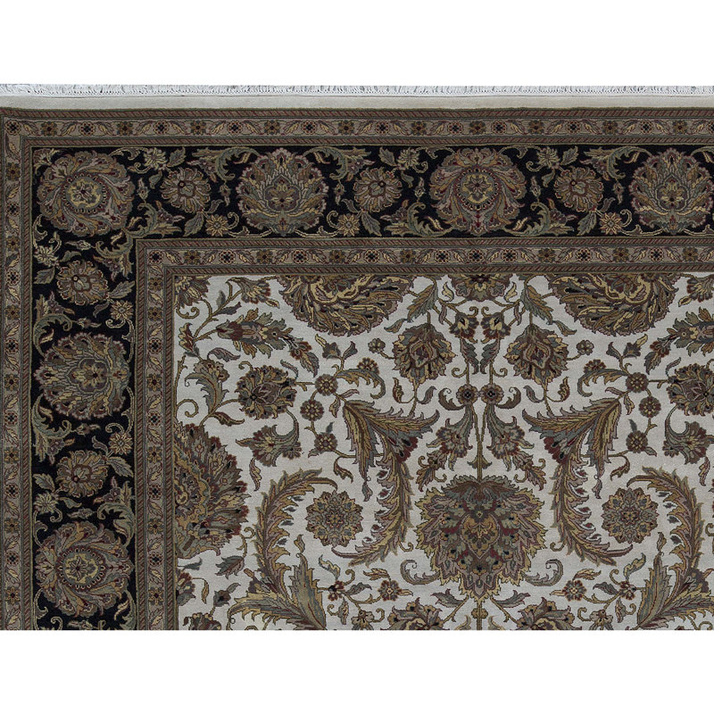 Wool Oriental Area Rug, Rectangle 4' x 6'1"