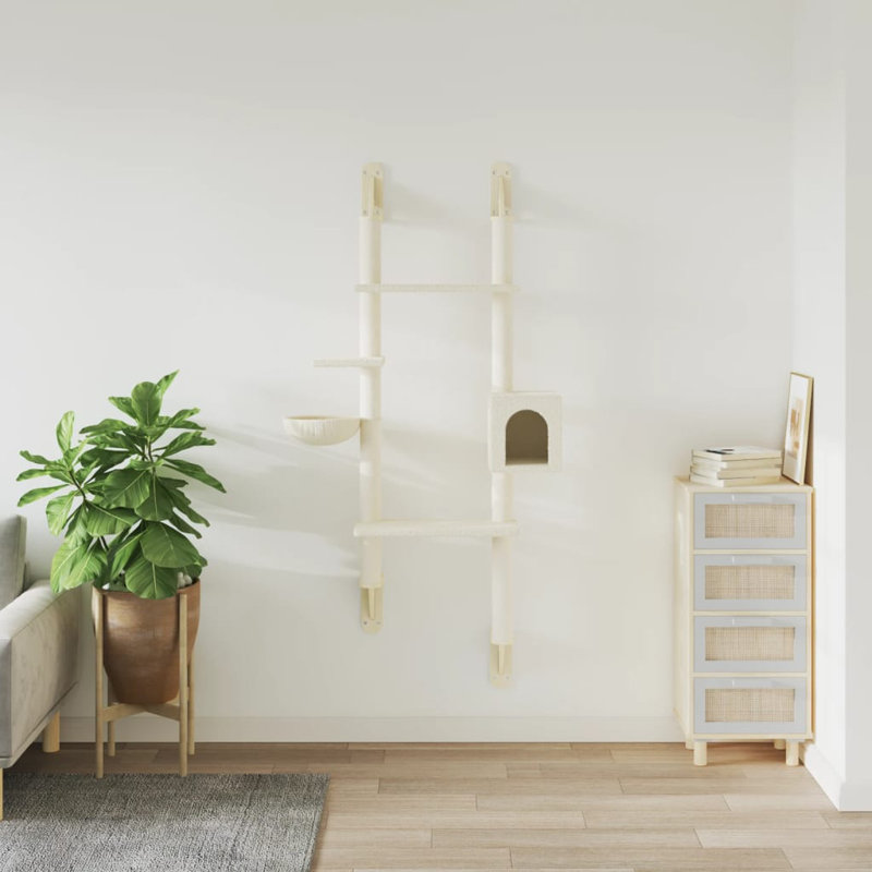 180cm H Cat Tree, Cream