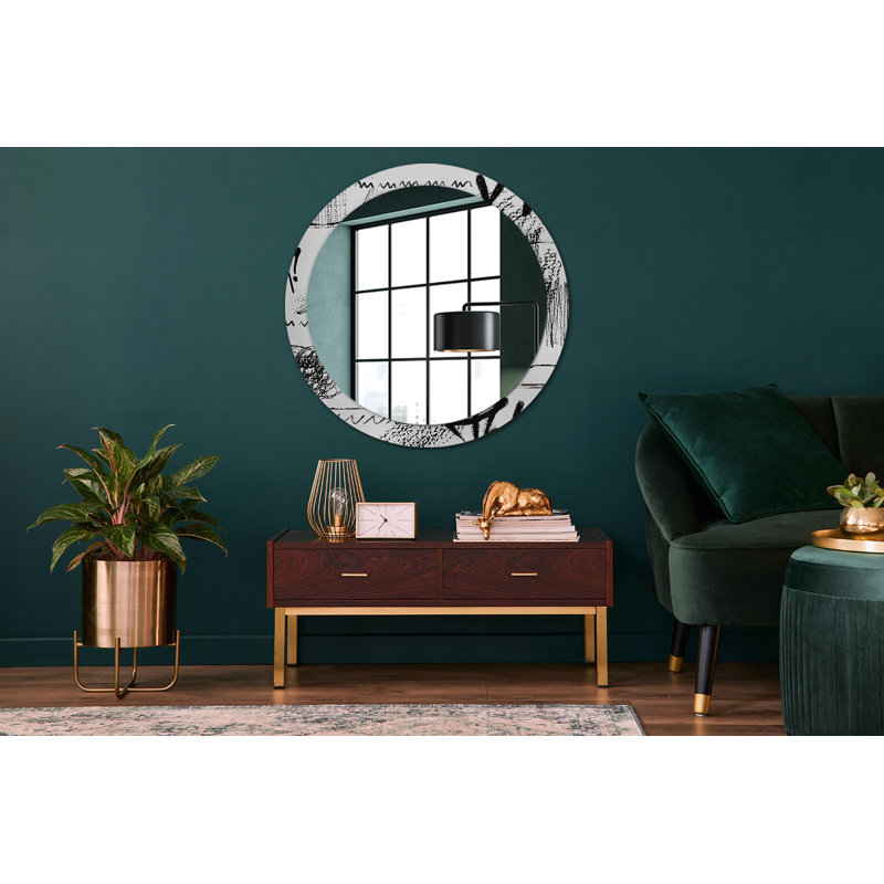 Huldar Glass Flat Wall Mirror