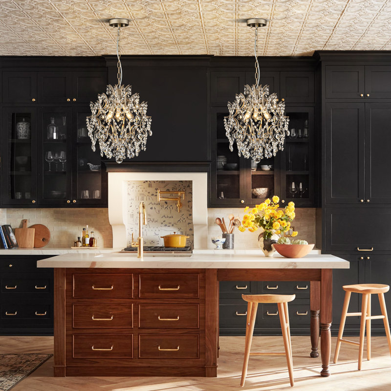 Elonso 3 - Light Dimmable Crystal Chandelier
