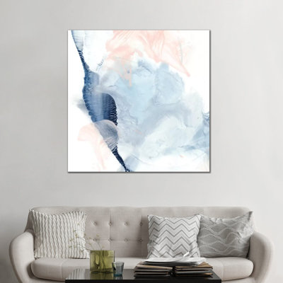 " Indigo & Blush II " by Ethan Harper