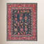 Piraj Wool Geometric Area Rug in Red-669164271
